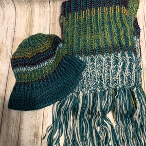 Knit Winter Hat and Scarf